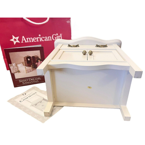American Girl Pleasant Company SAMANTHA COMMODE + Pamphlets Nightstand Dresser! - Picture 4 of 12